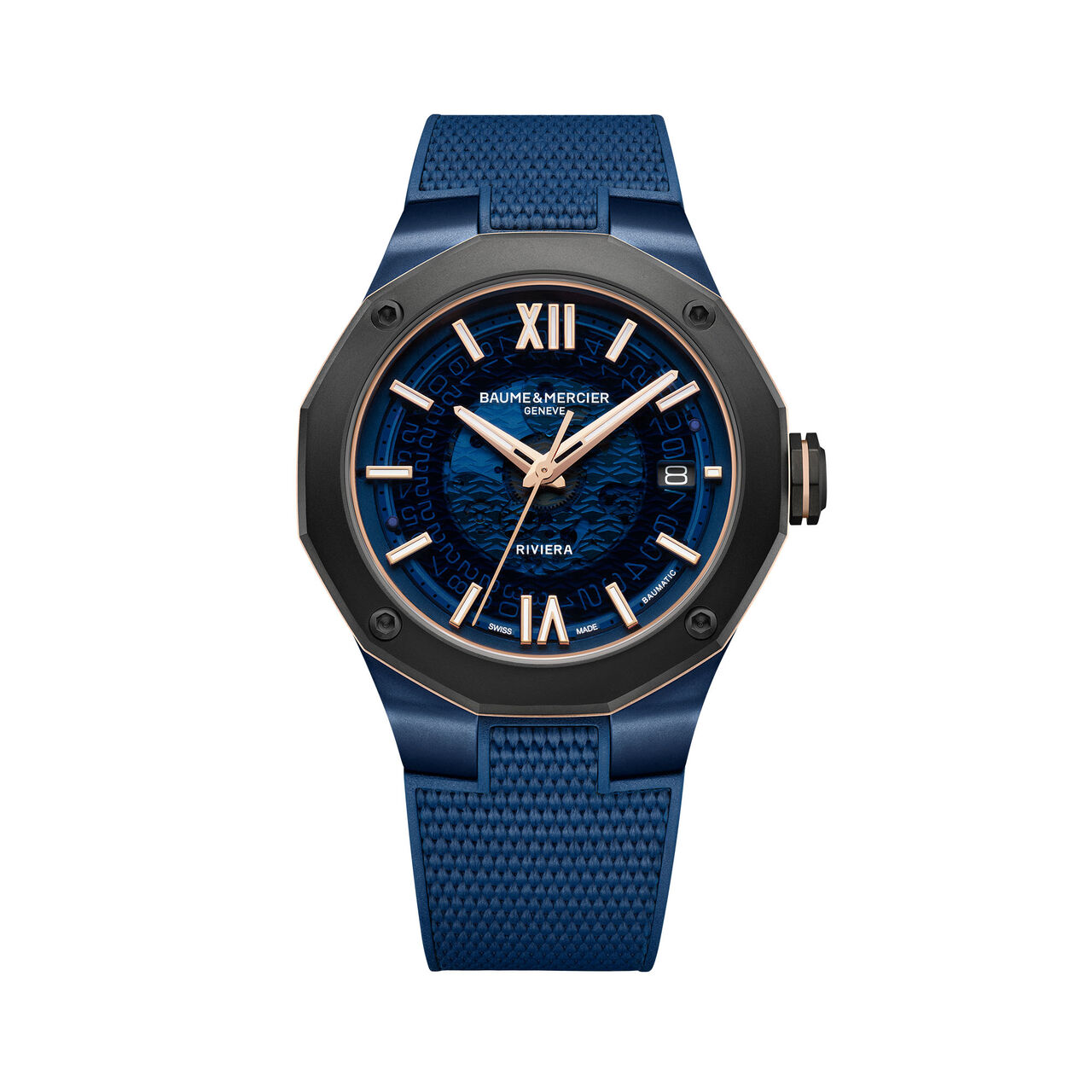 Baume & Mercier Riviera Baumatic Automatic 42 mm PVD Stainless Steel and Titanium image number 0